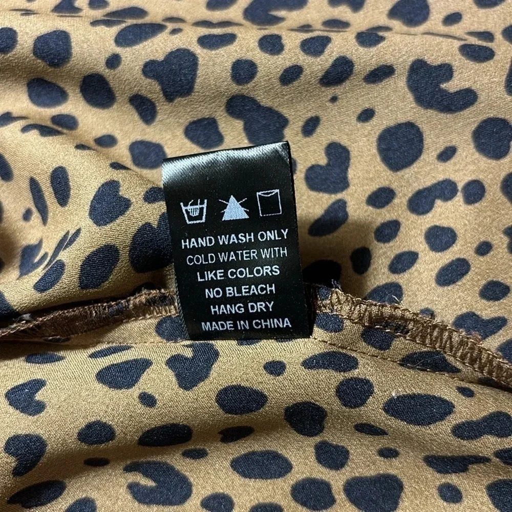 Dress Forum Animal Print Midi Skirt size L - Picture 7 of 9